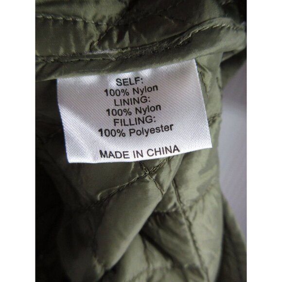 Gumps San Francisco Jacket Small Quilted Coat Button Up Insulated - Picture 10 of 11